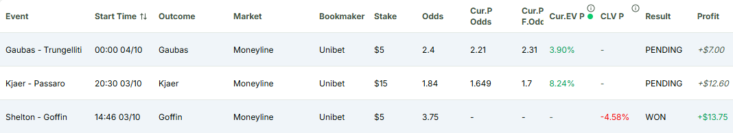 Value Bet Factory bet tracker part 3