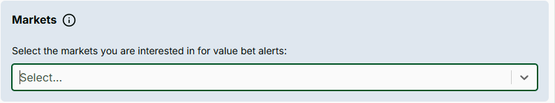 Value Bet Factory settings part 3