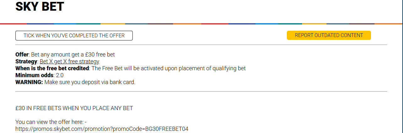 Betting Mastermind review - bet example